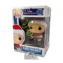 Chevy Chase Autographed Christmas Vacation Clark Griswold Funko Pop - BAS (Light Green Ink)