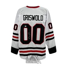Chevy Chase Autographed Clark Griswold Custom Hockey Jersey - JSA (Left 0 Signed)