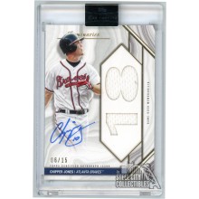 Chipper Jones 2022 Topps Luminaries Home Run Kings Relic Auto #HRKAR-CJ 06/15