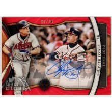 Chipper Jones 2018 Topps Tribute Generations Of Excellence Autograph Card 07/10