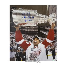 Chris Chelios HOF 2013 Autographed Detroit Red Wings 16x20 Hockey Photo - BAS