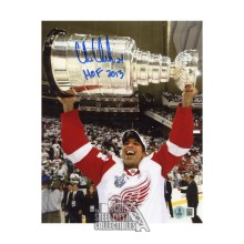 Chris Chelios HOF 2013 Autographed Detroit Red Wings 8x10 Hockey Photo - BAS