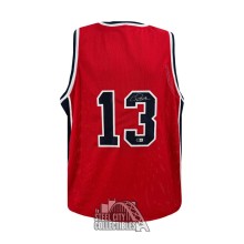 Chris Mullin Autographed USA Custom Red Basketball Jersey - BAS