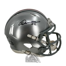 Chris Olave Autographed Ohio State Speed Mini Football Helmet - BAS