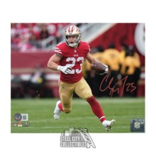Christian McCaffrey Autographed San Francisco 16x20 Football Photo - BAS