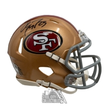 Christian McCaffrey Autographed San Francisco 49ers Speed Mini Football Helmet - Fanatics