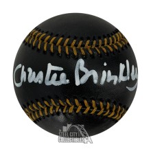Christie Brinkley Autographed Official Black MLB Baseball - BAS