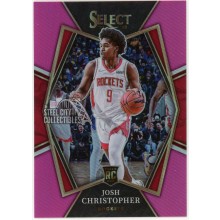 Josh Christopher 2021-22 Panini Select Premier Level Pink Rookie Card #133 1/4