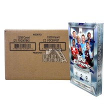 2025-26 Topps Chrome UEFA Club Competitions Soccer Hobby 12-Box Case