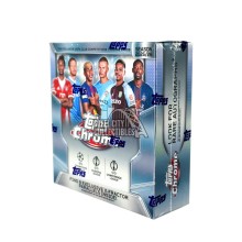 2025-26 Topps Chrome UEFA Club Competitions Soccer Mega Box