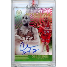 Charles Barkley 2019-20 Panini Illusions Superlatives Green Autograph Card 1/5