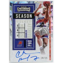 Charles Barkley 2020-21 Panini Contenders Cracked Ice Auto Card #VS-CBK 14/15