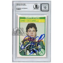 Dino Ciccarelli 1982-83 O-Pee-Chee "HOF 2010" Autograph Card #165 BAS 10