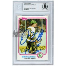 Dino Ciccarelli 1981-82 Topps "HOF 2010" Autograph Rookie Card #105 BAS