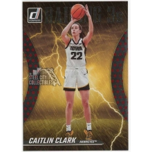 Caitlin Clark 2024 Panini Caitlin Clark Collection Raining 3's Dots Rookie Card #R1