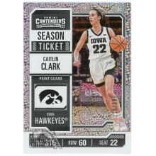 Caitlin Clark 2024 Panini Collection Contenders Rookie Card #CC3 125/399
