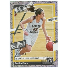 Caitlin Clark 2024 Panini Collection Donruss Highlights Rookie Card #H3 029/399