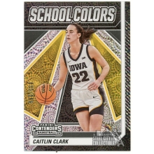 Caitlin Clark 2024 Panini Collection School Colors Rookie Card #SC2 033/399