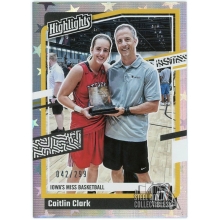 Caitlin Clark 2024 Panini Collection Donruss Highlights Rookie Card #H4 042/299