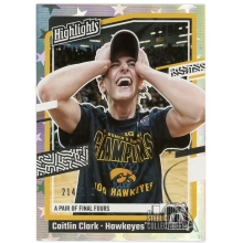 Caitlin Clark 2024 Panini Collection Donruss Highlights Rookie Card #H8 214/299