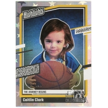 Caitlin Clark 2024 Panini Collection Donruss Highlights Rookie Card #H1 246/299