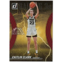 Caitlin Clark 2024 Panini Caitlin Clark Collection Raining 3's Target Red Rookie Card #R1