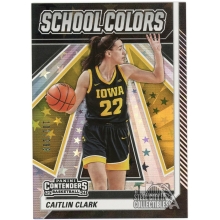 Caitlin Clark 2024 Panini Collection School Colors Rookie Card #SC1 101/299