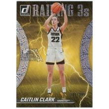 Caitlin Clark 2024 Panini Collection Raining 3s Rookie Card #R1 309/399