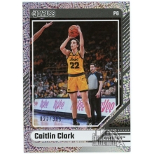 Caitlin Clark 2024 Panini Collection Donruss Rookie Card #5 Jersey # 022/399