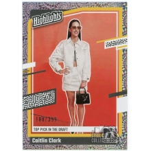 Caitlin Clark 2024 Panini Collection Donruss Highlights Rookie Card #H15 188/399