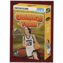 Caitlin Clark 2024 Panini Caitlin Clark Collection Crunch Time Target Red Rookie Card #SS-CT2