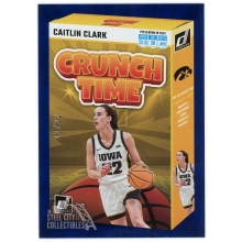 Caitlin Clark 2024 Panini Collection Crunch Time Blue Rookie Card #SS-CT2 12/22