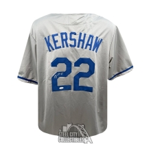 Clayton Kershaw Autographed Los Angeles Custom Baseball Jersey - JSA LOA