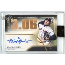 Roger Clemens 2020 Topps Luminaries Masters of the Mound Autograph Card #MOM-RC 1/1