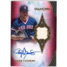 Roger Clemens 2021 Topps Diamond Icons Red Jersey Autograph Card #SPA-RC 4/5