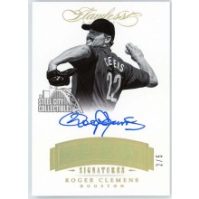 Roger Clemens 2017 Panini Flawless Legendary Autograph Card #LC-RC2 2/5