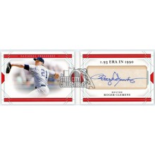 Roger Clemens 2020 Panini National Treasures Cut Signature Autograph Booklet Card #CSB-RC 1/5