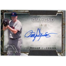 Roger Clemens 2022 Topps Diamond Icons Autograph Card #DIA-RC 10/10