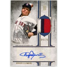 Roger Clemens 2015 Topps Supreme Patch Autograph Card #AR-RCS 4/25