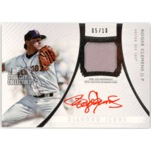 Roger Clemens 2017 Topps Diamond Icons Jersey Autograph Card #AA-RC 5/10