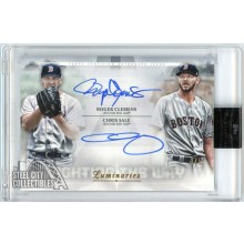 Roger Clemens Chris Sale 2019 Topps Luminaries Lighting the Way Dual Autograph Card #LWA-CS 4/5