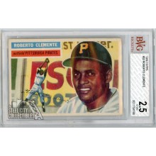 Roberto Clemente 1956 Topps Baseball Card #33 BVG 2.5