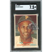 Roberto Clemente 1957 Topps Baseball Card #76 SGC 7.5