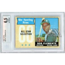 Roberto Clemente 1968 Topps Baseball All-Star Card #374 BGS 6.5