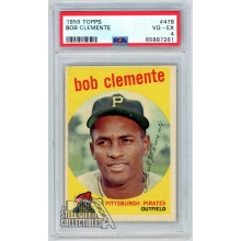 Roberto "Bob" Clemente 1959 Topps Card #478 PSA 4 VG-EX (261)