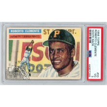 Roberto Clemente 1956 Topps Card #33 White Back PSA 3 VG (295)