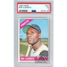 Roberto "Bob" Clemente 1966 Topps Card #300 PSA 5 EX