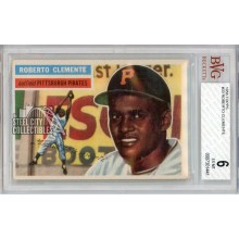 Roberto Clemente 1956 Topps Baseball Card #33 BVG 6