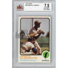 Roberto Clemente 1973 Topps Baseball Card #50 BVG 7.5