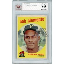 Roberto Clemente 1959 Topps Baseball Card #478 BVG 6.5
